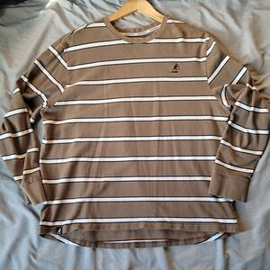 Kangol suede long sleeve shirt